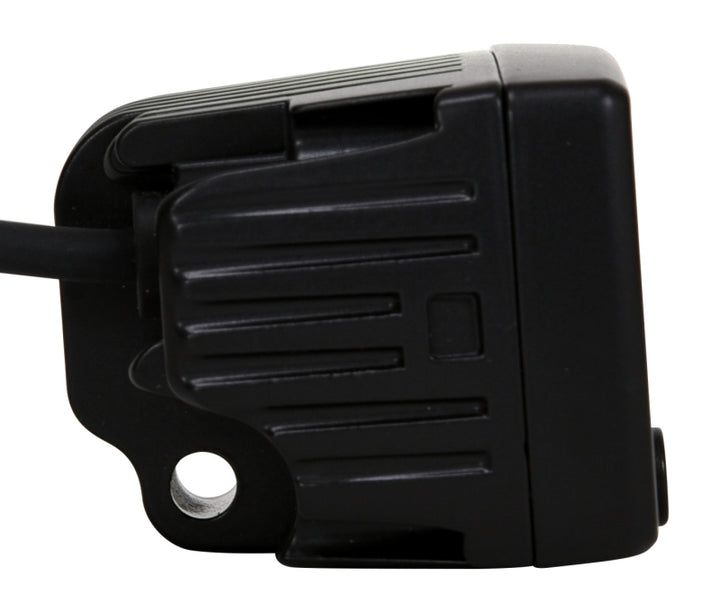 KC HiLiTES C-Series C2 LED 2in. Backup Area Flood Light 20w (Pair Pack System) - Black - Bull Strap