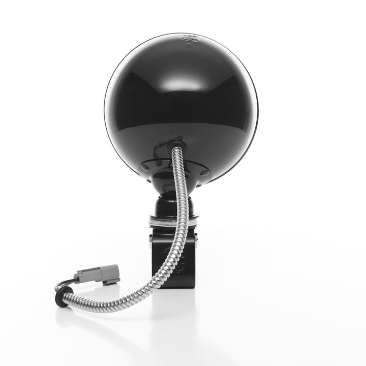 KC HiLiTES Daylighter 6in. Halogen Light 100w Spread Beam (Single) - Black SS - Bull Strap