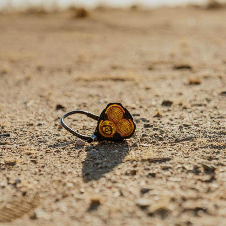 KC HiLiTES FLEX ERA 3 Performance Yellow Combo Beam Lens - Bull Strap