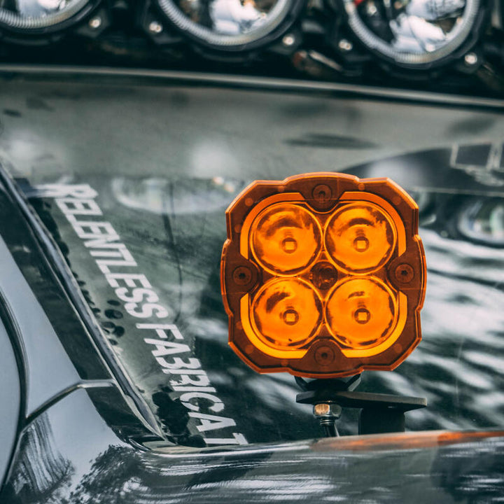 KC HiLiTES FLEX ERA 4 - Single Light Master Kit - Bull Strap