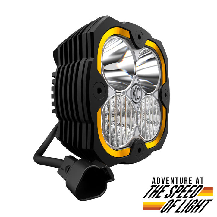 KC HiLiTES FLEX ERA 4 - Single Light Master Kit - Bull Strap