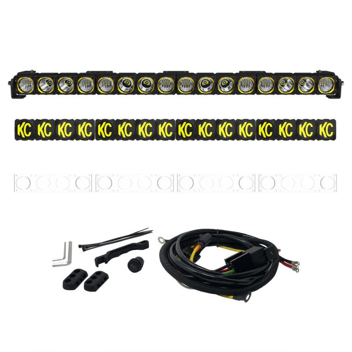 KC HiLiTES FLEX ERA LED 40in. Light Bar - Master Kit - Bull Strap