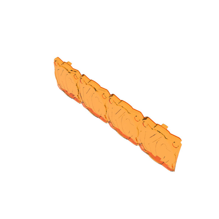 KC HiLiTES FLEX ERA LED Light Bar 10in. Light Shield - Amber (SHIELD ONLY) - Bull Strap