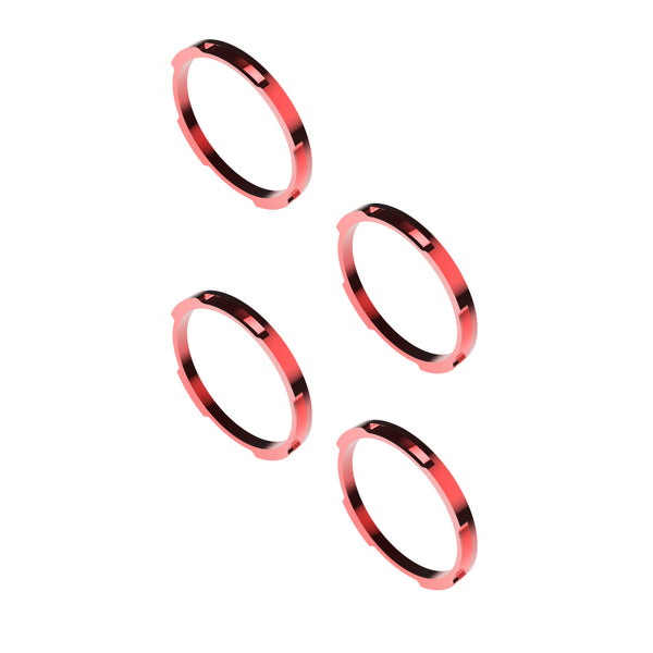 KC HiLiTES FLEX ERA LED Light Bar Bezel Kit for 10in. Segments - Red - Bull Strap