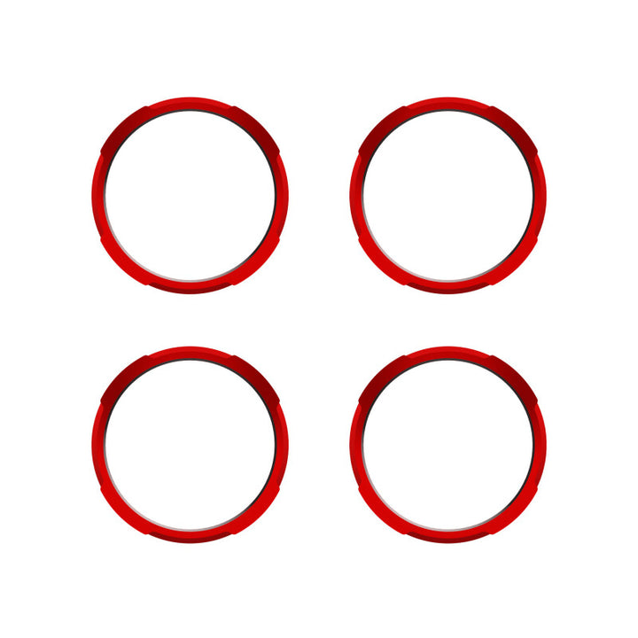 KC HiLiTES FLEX ERA LED Light Bar Bezel Kit for 10in. Segments - Red - Bull Strap