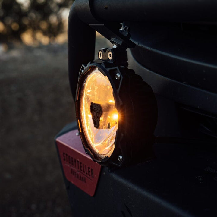 KC HiLiTES Gravity Titan LED 6in. - Pair Pack (SAE Driving Beam) - Bull Strap