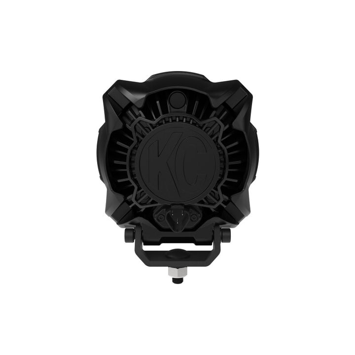 KC HiLiTES Gravity Titan LED 6in. - Pair Pack (Wide-40 Beam) - Bull Strap