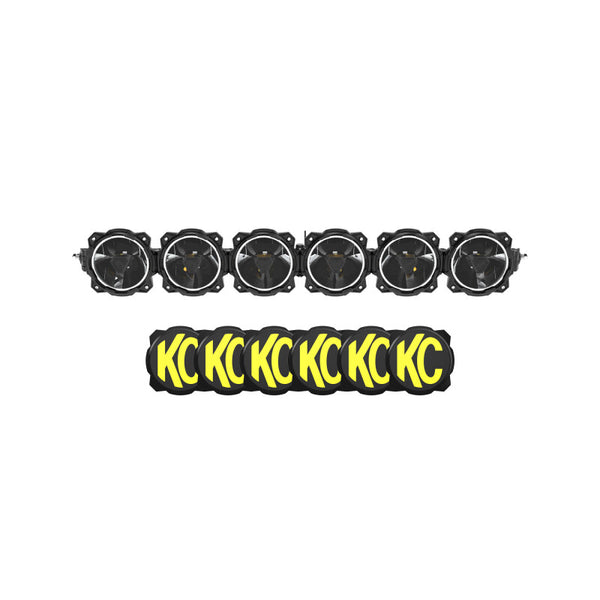 KC HiLiTES Gravity Titan LED Light Bar - 39in. (6-Light) - Bull Strap