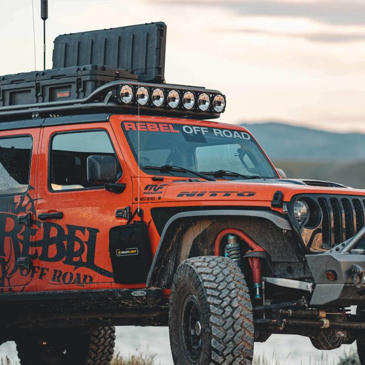 KC HiLiTES Gravity Titan LED Light Bar - 45in. (7-Light) - Bull Strap