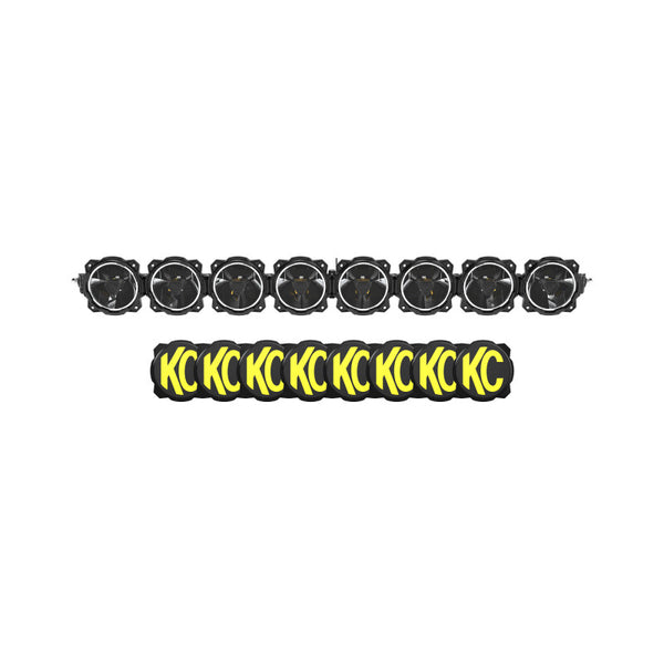 KC HiLiTES Gravity Titan LED Light Bar - 50in. (8-Light) - Bull Strap