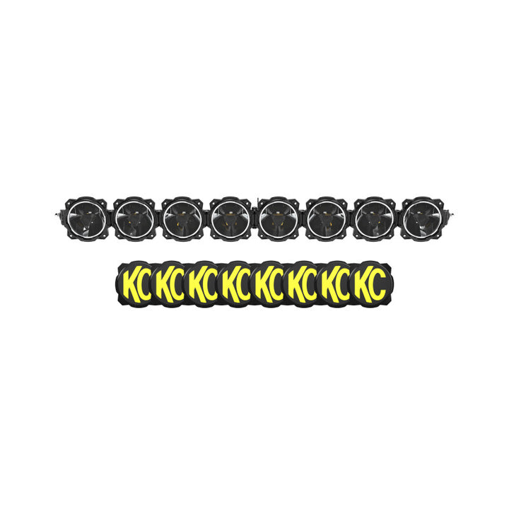 KC HiLiTES Gravity Titan LED Light Bar - 50in. (8-Light) - Bull Strap