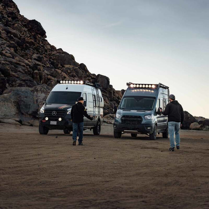 KC HiLiTES Gravity Titan LED Light Bar - 50in. (8-Light) - Bull Strap