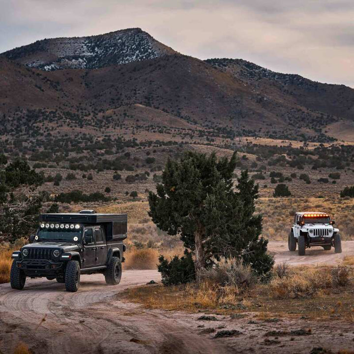 KC HiLiTES Gravity Titan LED Light Bar - 50in. (8-Light) - Bull Strap