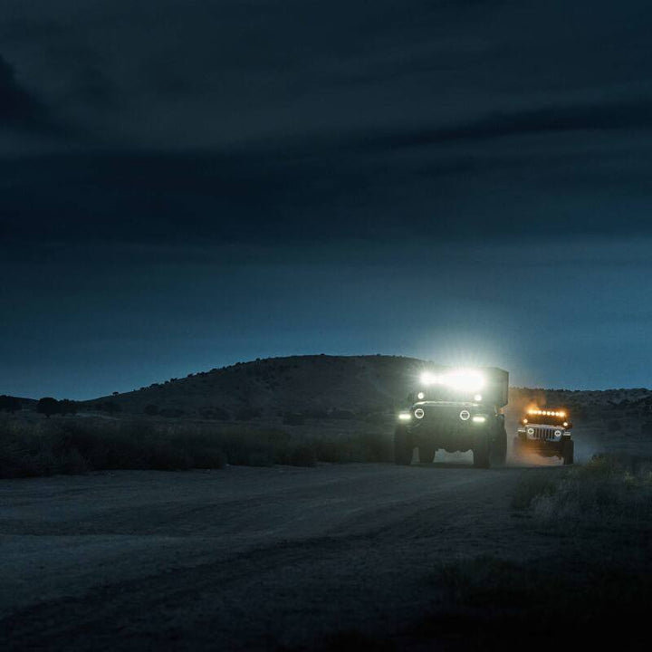 KC HiLiTES Gravity Titan LED Light Bar - 50in. (8-Light) - Bull Strap