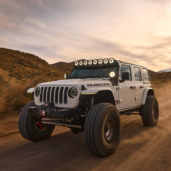 KC HiLiTES Gravity Titan LED Light Bar - 50in. (8-Light) - Bull Strap