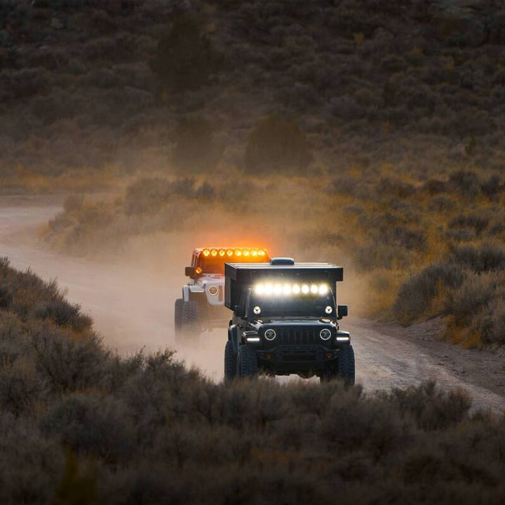 KC HiLiTES Gravity Titan LED Light Bar - 50in. (8-Light) - Bull Strap