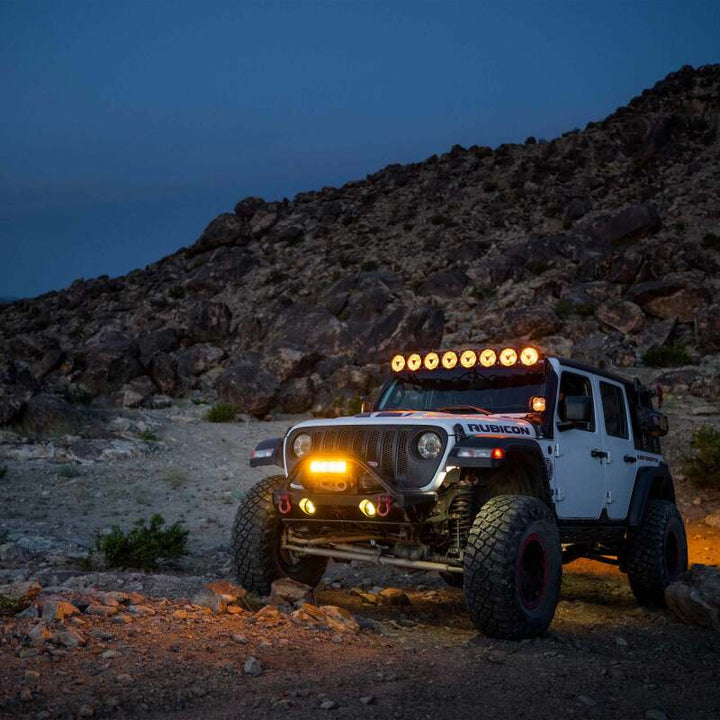 KC HiLiTES Gravity Titan LED Light Bar - 50in. (8-Light) - Bull Strap