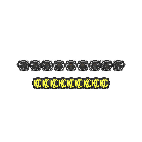 KC HiLiTES Gravity Titan LED Light Bar - 57in. (9-Light) - Bull Strap