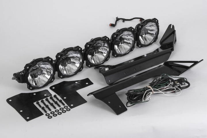 KC HiLiTES Universal 32in. Pro6 Gravity LED 5-Light 100w Combo Beam Light Bar (No Mount) - Bull Strap