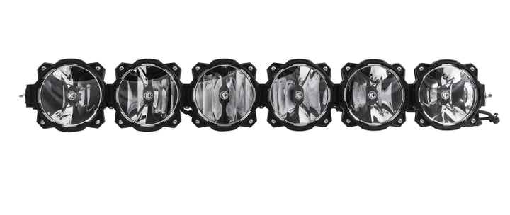 KC HiLiTES Universal 39in. Pro6 Gravity LED 6-Light 120w Combo Beam Light Bar (No Mount) - Bull Strap