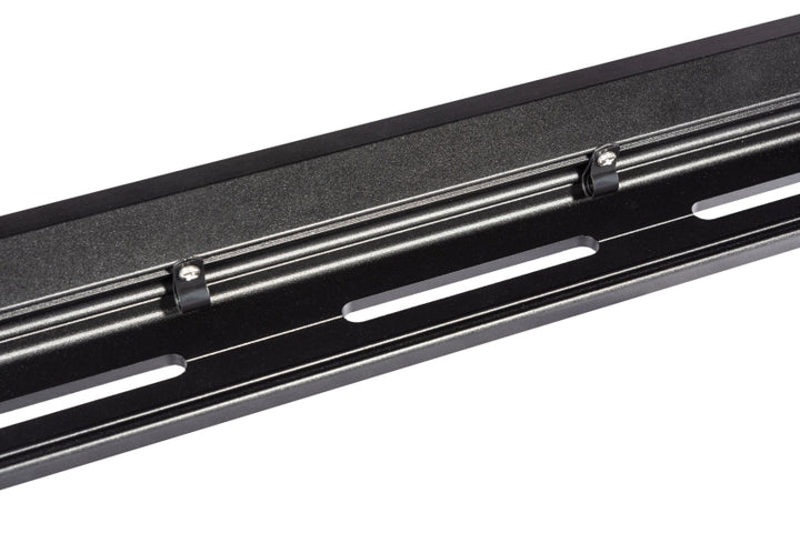 KC HiLiTES Universal 50in. Overhead Xross Bar Light Mount (Bar Only/Req. Mount Brackets) - Black - Bull Strap