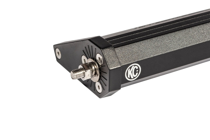 KC HiLiTES Universal 50in. Overhead Xross Bar Light Mount (Bar Only/Req. Mount Brackets) - Black - Bull Strap