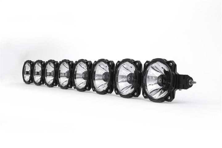 KC HiLiTES Universal 50in. Pro6 Gravity LED 8-Light 160w Combo Beam Light Bar (No Mount) - Bull Strap