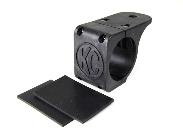 KC HiLiTES Universal Tube Clamp Light Mount Bracket / 2.75in. to 3in. Bar (Single) - Bull Strap