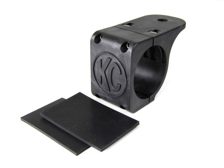 KC HiLiTES Universal Tube Clamp Light Mount Bracket / 2.75in. to 3in. Bar (Single) - Bull Strap