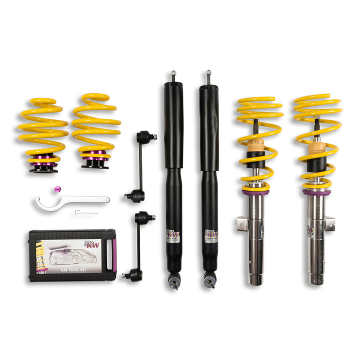 KW Coilover Kit V1 BMW M3 E46 Coupe Convertible - Bull Strap