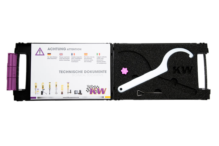 KW Coilover Kit V1 Fiat 500 500C (312) *US MODEL ONLY* - Bull Strap