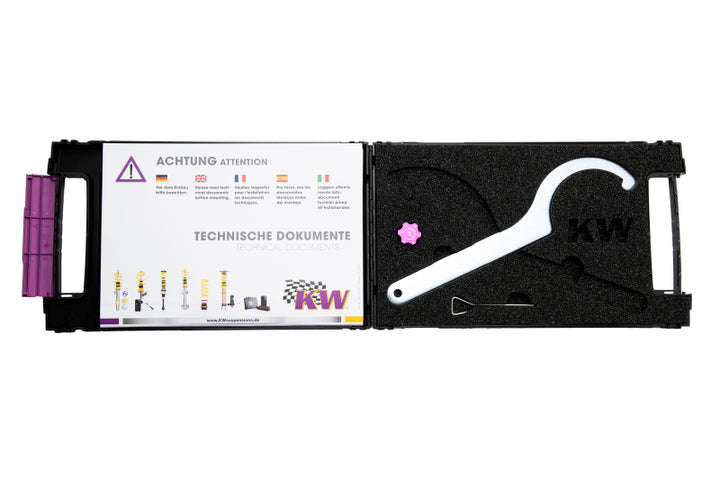 KW Coilover Kit V1 Fiat 500 500C (312) *US MODEL ONLY* - Bull Strap