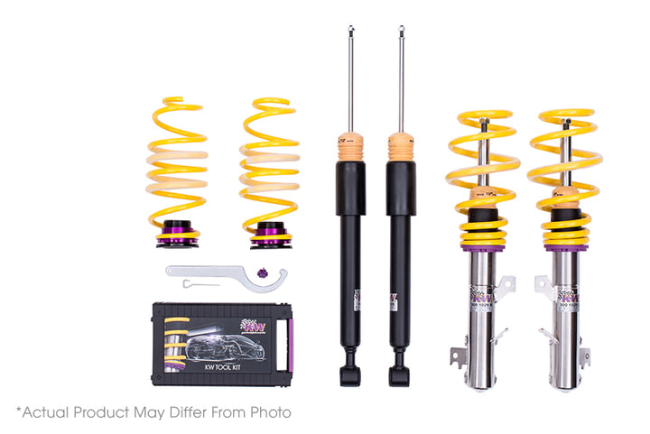 KW Coilover Kit V1 Fiat 500 500C (312) *US MODEL ONLY* - Bull Strap