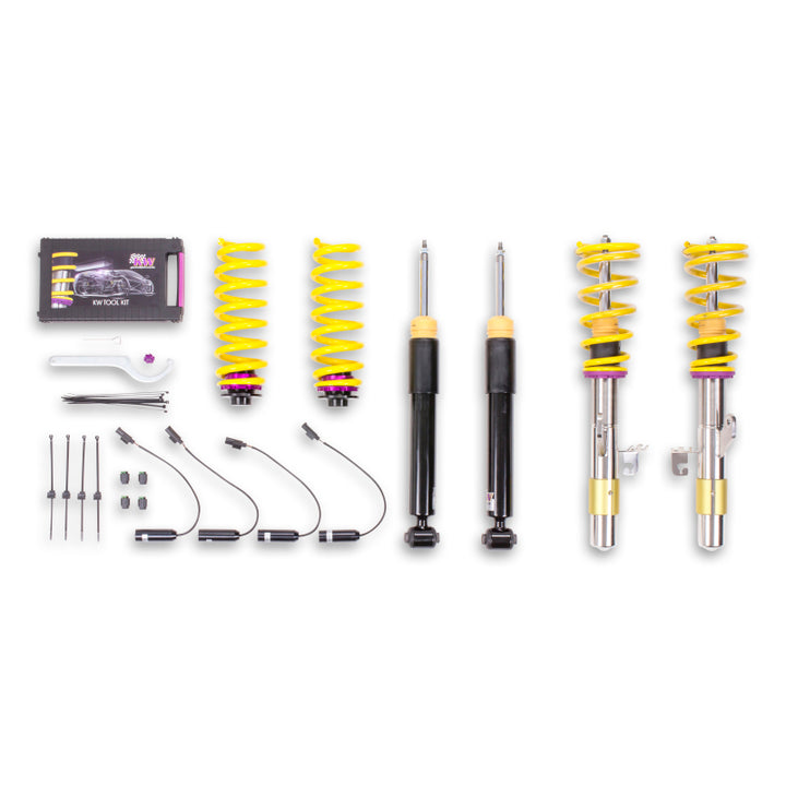 KW Coilover Kit V2 BMW 3 Series F30 6-Cyl w/ EDC Bundle - Bull Strap