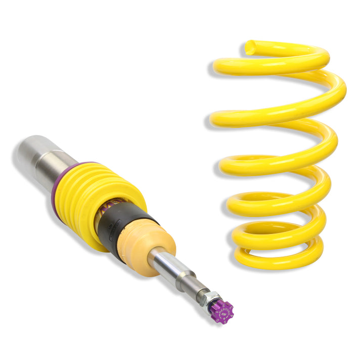 KW Coilover Kit V3 Audi A4 S4 (8K/B8) w/o electronic dampening controlSedan FWD + Quattro - Bull Strap