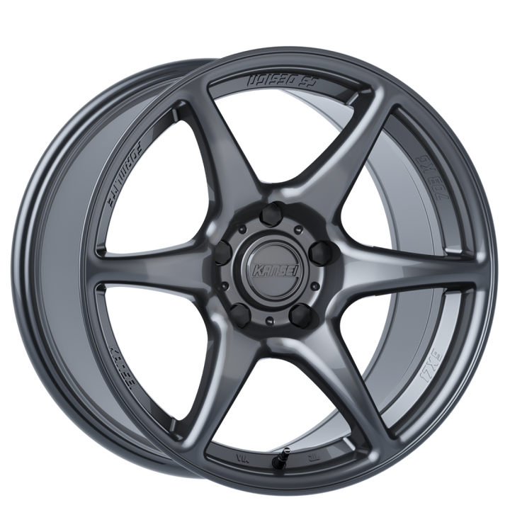 Kansei K11G Tandem 18x10.5in / 5x114.3 BP / 12mm Offset / 73.1mm Bore - Gunmetal Wheel - Bull Strap