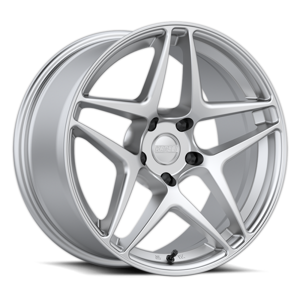 Kansei K15H Astro 18x9.5in / 5x114.3 BP / 22mm Offset / 73.1mm Bore - Hyper Silver Wheel - Bull Strap