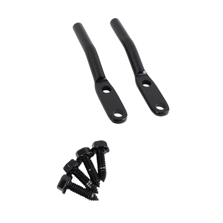 Kentrol 76-95 Jeep CJ/Wrangler YJ Door Strap Pins Pair - Powdercoat Black - Bull Strap