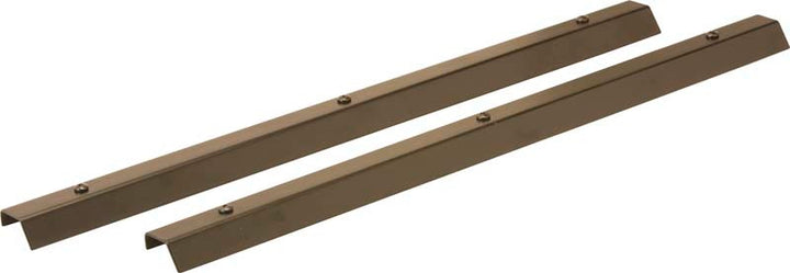 Kentrol 76-95 Jeep CJ7 Wrangler YJ Entry Guards Pair - Powdercoat Black - Bull Strap