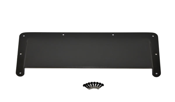 Kentrol 78-95 Jeep CJ/Wrangler YJ Hood Vent Air Scoop - Powdercoat Black - Bull Strap