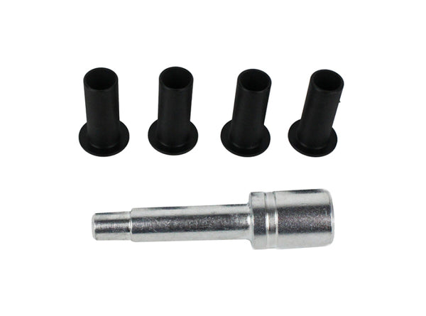 Kentrol Jeep CJ/ YJ/ TJ Door Hinge Liner - Textured Black - Bull Strap