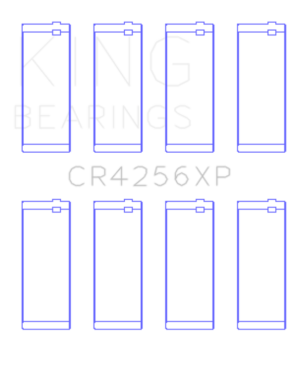 King Engine Bearings 03-05 Dodge Neon SRT4 2.4L Performance Rod Bearing Set - Size STD - Bull Strap