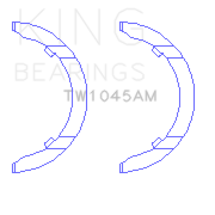 King Engine Bearings 1798 Audi CDAA/CDHA/CDHB/CDAB Thrust Washer Set - Bull Strap