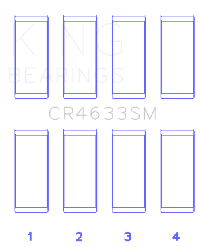 King Engine Bearings 2008 Mini Cooper N14 Turbo Rod Bearing Set - Size STD - Bull Strap