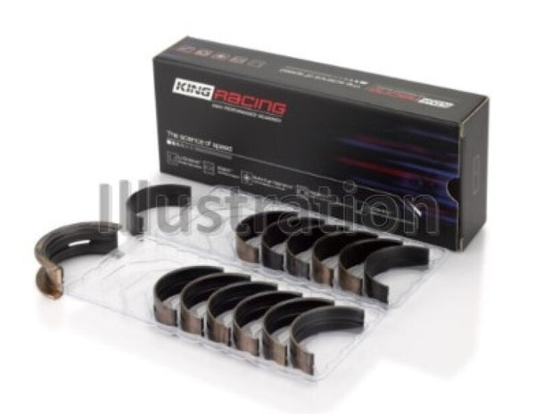 King Engine Bearings BMW M20/M50 2.0L/2.5L/2.7L Performance Main Bearing Set - Size STD - Bull Strap