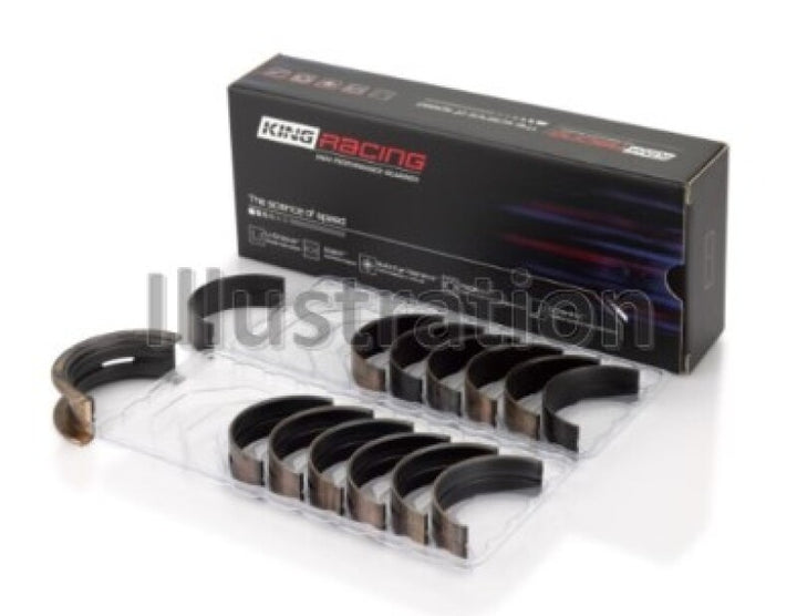 King Engine Bearings BMW M20/M50 2.0L/2.5L/2.7L Performance Main Bearing Set - Size STD - Bull Strap