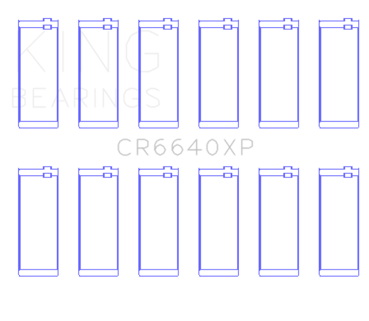 King Engine Bearings BMW M20/M50 2.0L/2.5L/2.7L Performance Rod Bearing Set - Size STDX - Bull Strap