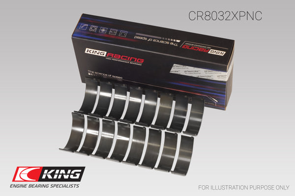 King Engine Bearings Chrysler 345/370 16V Connecting Rod Bearing Set - Bull Strap