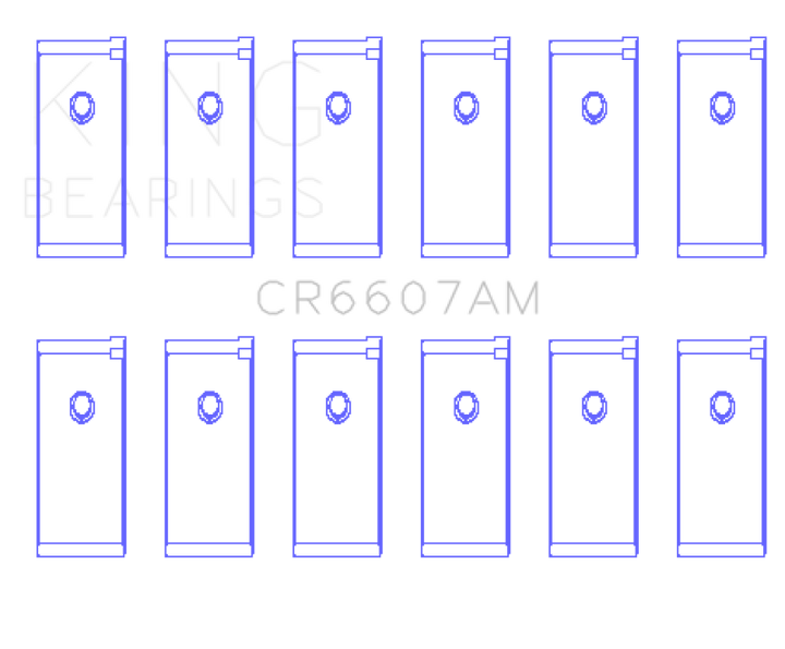 King Engine Bearings Datsun L28 Connecting Rod Bearing Set - Size STD - Bull Strap