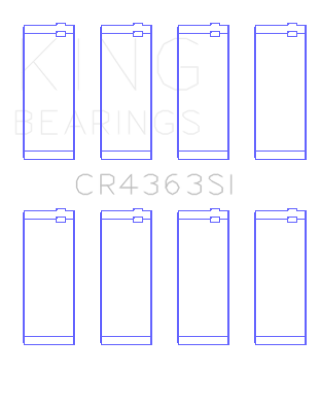 King Engine Bearings GM 134 DOHC Ecotec 2.2L Connecting Rod Bearings - (Set of 4) - Bull Strap